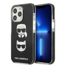 Karl Lagerfeld Karl&Choupette Head Case für iPhone 13 Pro / iPhone 13 - Schwarz