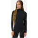 Damen-Thermo-Langarmshirt SUPER.NATURAL W ARCTIC230 ZIP 1/4, schwarz