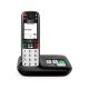 6. Gigaset EASY 500A Analog/DECT-Telefon mit Anrufernamen und -ID, Schwarz/Silber
