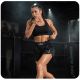 4. Schwarze Muay-Thai-Shorts für Damen von COMBATWEAR | DBX Bushido