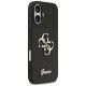 4. Guess Fixed Glitter Big 4G Hülle für iPhone 17 - Schwarz