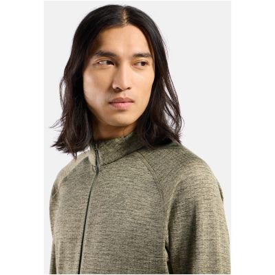 7. Herren-Sweatshirt Odlo TENCIA Mid Layer Full-Zip beige