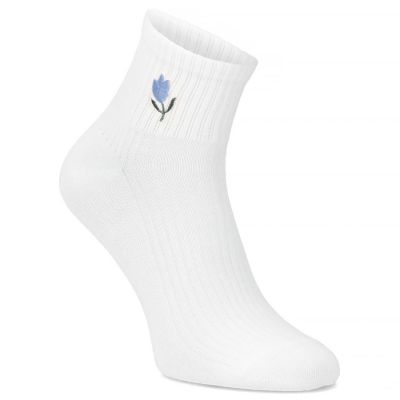 9. Filippo SD-AN06 Damen-Hohe Bambus-Socken in Creme