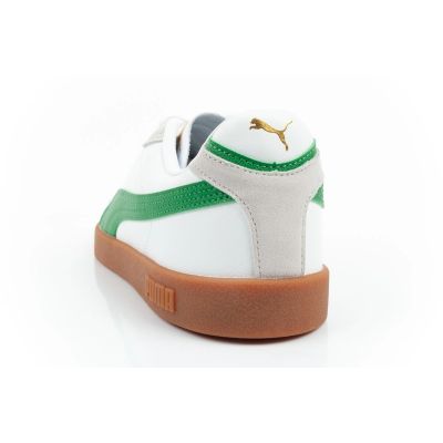 5. Puma Club II Era Herren-Sportschuhe, Sneaker, Leder, weiß, grau, grün