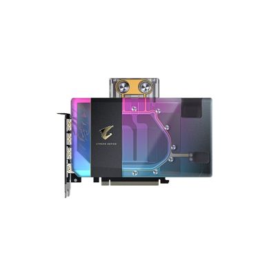 10. Gigabyte GeForce RTX 5080 AORUS XTREME WATERFORCE WB 16GD Grafikkarte