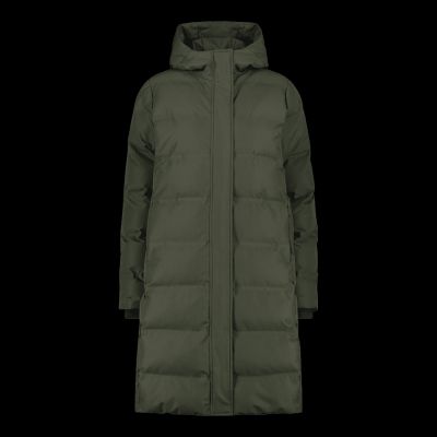 12. CMP Damen Kapuzenmantel isoliert wasserdicht grün (34K0096/F905)