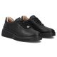 4. Schwarze Damen-Keilschuhe aus Leder, Filippo DP8326