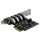 3. DELOCK PCI-E-KARTE -> USB 3.0 4-PORT 90304