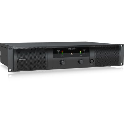 2. Behringer NX6000 2.0-Kanal-Audioverstärker für Zuhause, Schwarz