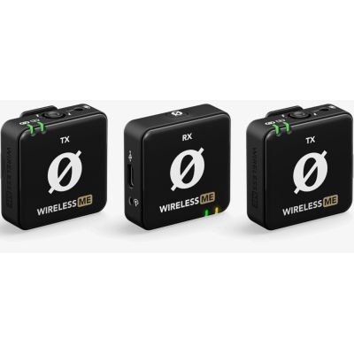 19. RODE Wireless ME Dual – Kompaktes drahtloses Mikrofonsystem mit zwei Sendern für Zweikanalaufnahmen (Schwarz)
