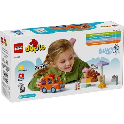 2. LEGO DUPLO Bluey 10458 Eiscreme-Ausflug mit Blue