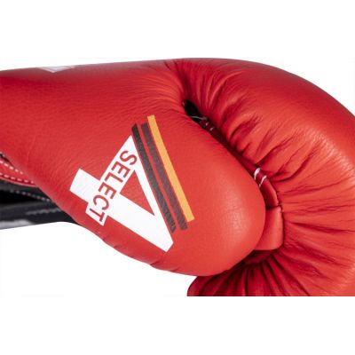 2. TOP TEN RTT-4Select Leder-Boxhandschuhe 10 oz Rot und Schwarz