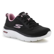SKECHERS GO WALK HYPER BURST SPACE INSIGHT SCHWARZ/PINK 124578-BKPK