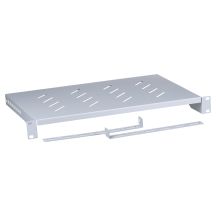 LANBERG Regal für Schränke 19" 600 mm (1 HE, 483 x 330 mm) Grau AK-1004-S
