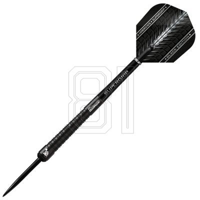 8. Harrows Supergrip Black Darts 90% Stahlspitze SupergripBlack90%