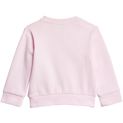 10. Adidas Essentials Pinker Trainingsanzug für Kinder JC9645