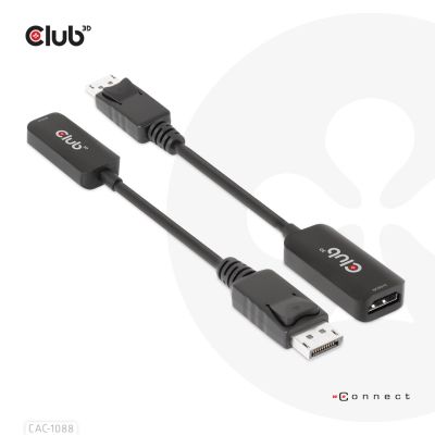 8. CLUB3D CAC-1088 Kabeladapter 0,21 m DisplayPort HDMI Schwarz
