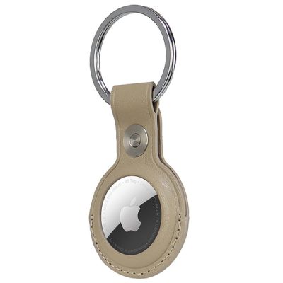 4. Audi AirTag-Hülle aus Kunstleder – Beige