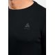 2. Odlo BL TOP Rundhals-Langarmshirt aus Merinowolle (260 g), Herren, Größe L, Schwarz