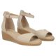 4. Damen-Keilsandalen aus Leder, beige, Filippo DS7635