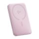 Baseus EnerFill FM12 Qi2 Powerbank 10000mAh 22,5W MagSafe-kompatibel mit weißem Baseus Simple USB-C-Kabel 20V/3A 0,30m - Pink