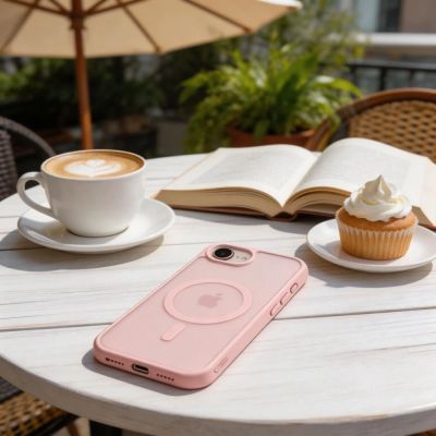 8. Tech-Protect BasicMag MagSafe Hülle für iPhone 16e / 17e – Mattrosa