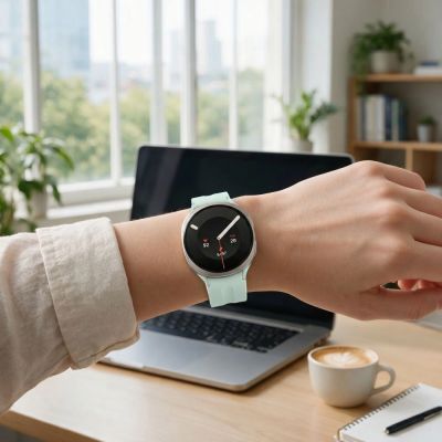 6. Tech-Protect Silikon-Evo-Armband für Samsung Galaxy Watch 40/44/46 mm – Mint