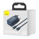 5. Baseus Super Si 1C Schnellladegerät USB Type C 20W Power Delivery + USB Type C - Lightning Kabel 1m blau (TZCCSUP-B03)
