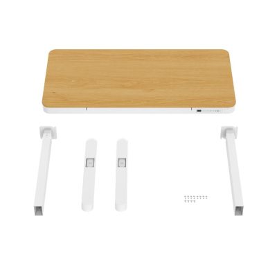 15. ACTIVEJET Schreibtisch mit elektrischer Höhenverstellung, Höhe 120x60 ET119S weiß/eiche