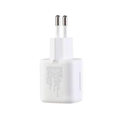 4. Joyroom JR-TG7 33W USB-A + USB-C Wandladegerät mit 60W USB-C auf USB-C 1m Kabel - Weiß