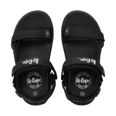 4. Lee Cooper Kindersandalen Schwarz LCW-26-34-4436K