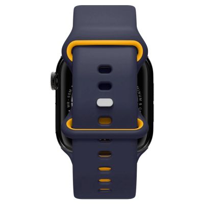 3. Spigen Nano Pop Strap für Apple Watch 40/41/42 mm - Marineblau/Orange