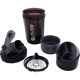 12. FITNESS-SHAKER-FLASCHE 500ML SCHWARZ GRAU PURE 2 IMPROVE