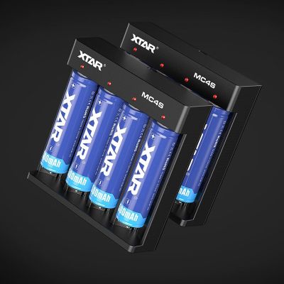 2. XTAR Ladegerät für zylindrische Lithium-Ionen-Akkus MC4S