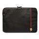 Ferrari Carbon&Smooth-Tasche für einen 14-Zoll-Laptop – Schwarz