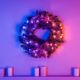 5. Twinkly Vorbeleuchteter Kranz – 50 RGB-LEDs, Regal 24" grünes Kabel, Steckertyp C