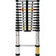 13. VOREL Aluminium-Teleskopleiter 3,8 m 13 Stufen