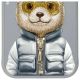 11. Nimmy Cool&Cute 2.0 Bear Case für iPhone 15 - Grau