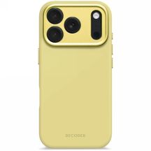 Decoded Antimikrobielles Silikon Backcover MagSafe für iPhone 17 Pro - Gelb