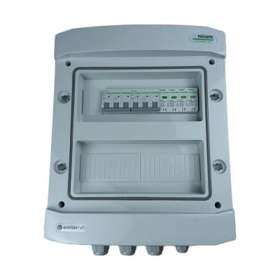 Hermetische IP65 EMITER-Wechselstrom-Anschlussverteileranlage mit Überspannungsableiter Noark Typ 2, 2x25A 3-phasig