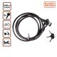 8. Fahrradschloss mit Kabelschloss 10x2400MM Familie Black+Decker