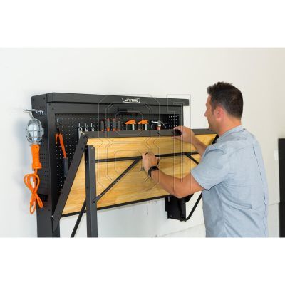 10. Wall-mounted folding workbench 80421