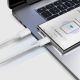 6. SBS TECABLETISSUETCCG USB-C – USB-C-Kabel 1,5 m 60 W geflochten – grau