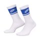 6. Nike Everyday Elevated Crew Socken, 3 Paar, Weiß und Blau, IM7949 904