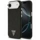 Guess Glitter Triangle Logo MagSafe Case für iPhone 17 Air - Schwarz