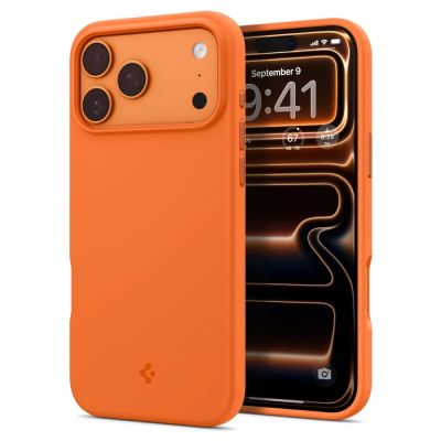 2. Spigen Silikonhülle Fit Mag MagSafe für iPhone 17 Pro Max – Orange