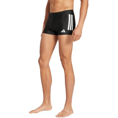 adidas Herren-Badeshorts mit 3 Streifen, 5 cm lang, Schwarz, JN6533