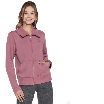 3. Skechers Hoodless Hoodie Skechcloud Jacke WJA288-DKMV Lila L