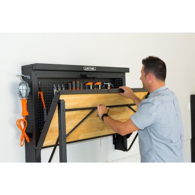 30. Wandmontierte Klappwerkbank 80421