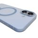 7. Puro Daylight Magsafe-kompatible Silikonhülle für iPhone 17 – durchscheinendes Blau